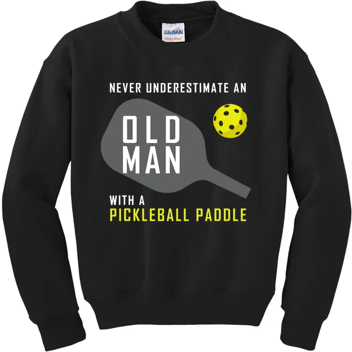 never underestimate an old man with a pickleball paddle, special ...