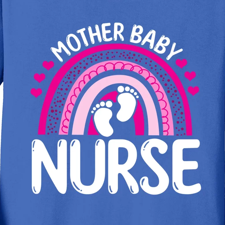 Mother Nurse Valentines Day Cute Gift Kids Long Sleeve Shirt