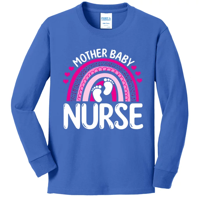 Mother Nurse Valentines Day Cute Gift Kids Long Sleeve Shirt