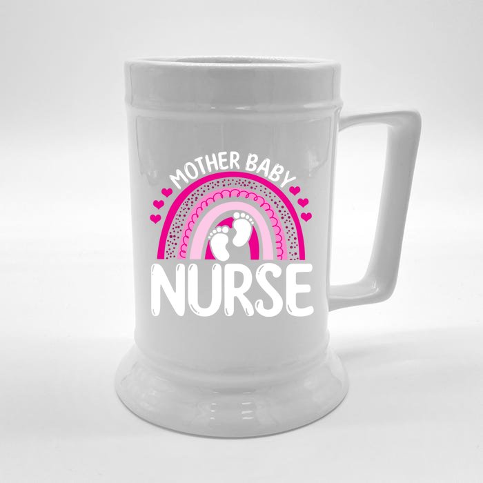 Mother Nurse Valentines Day Cute Gift Front & Back Beer Stein