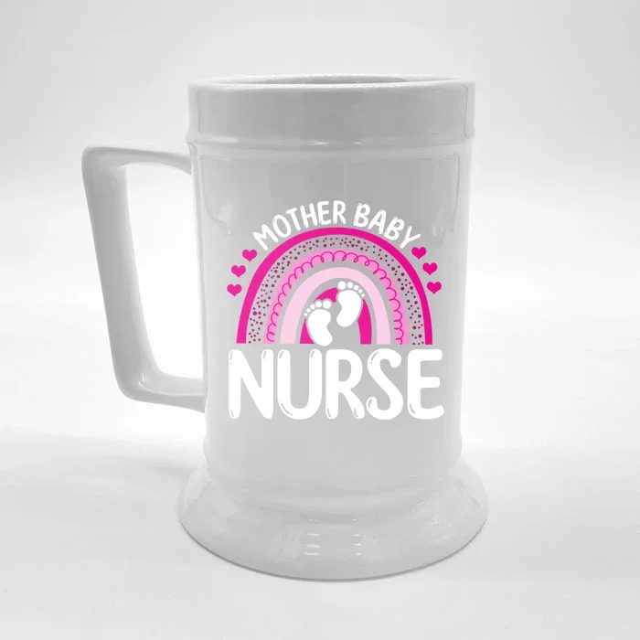 Mother Nurse Valentines Day Cute Gift Front & Back Beer Stein