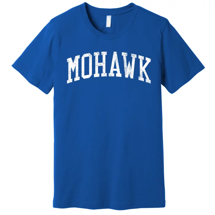 Mohawk NY Vintage Athletic Sports JS02 Premium T-Shirt