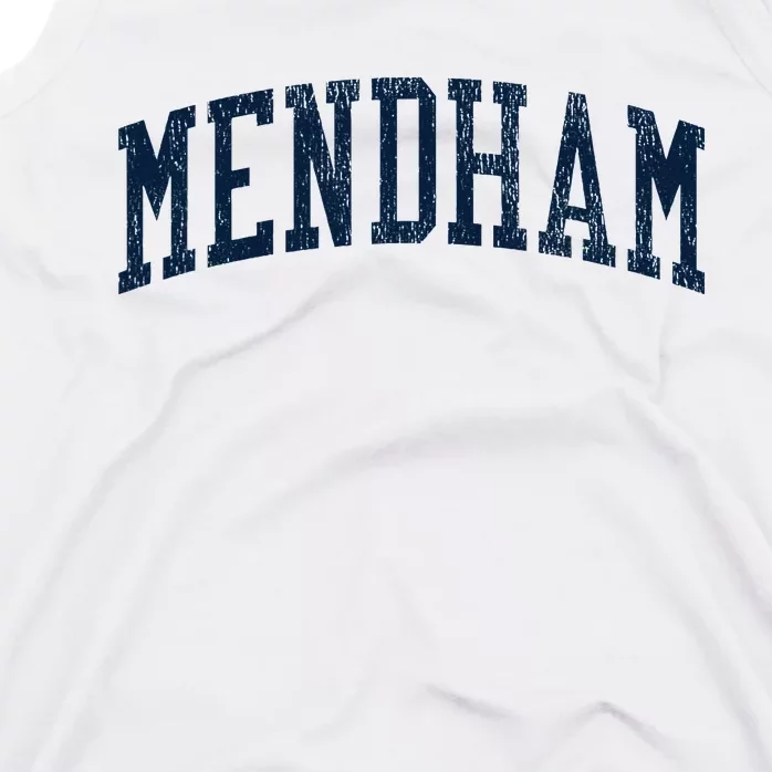 Mendham Nj Vintage Athletic Sports Tank Top