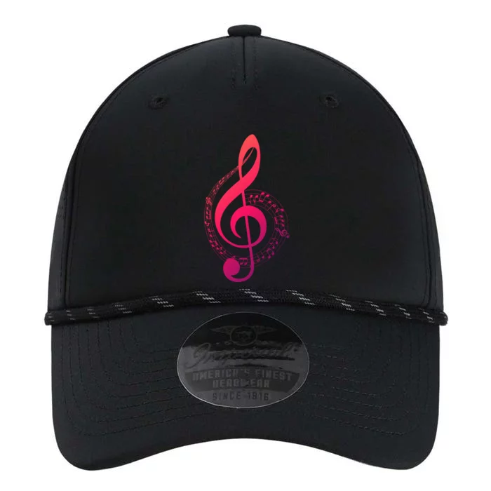 Music Note White Treble Clef Musical Symbol For Musician Gift Performance The Dyno Cap