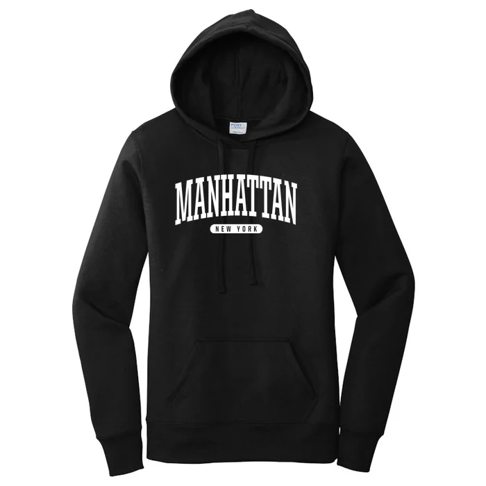 Manhattan New York Souvenirs College Style Manhattan New York Souvenir Women's Pullover Hoodie