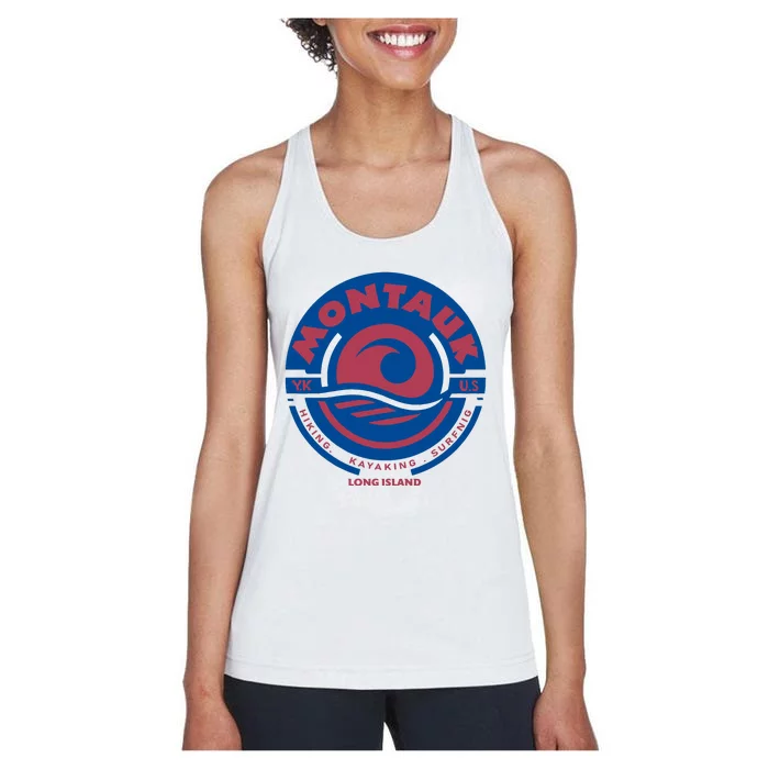 Montauk New York Women's Racerback Tank