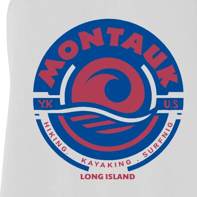 Montauk New York Women's Racerback Tank