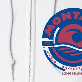 Montauk New York Full Zip Hoodie