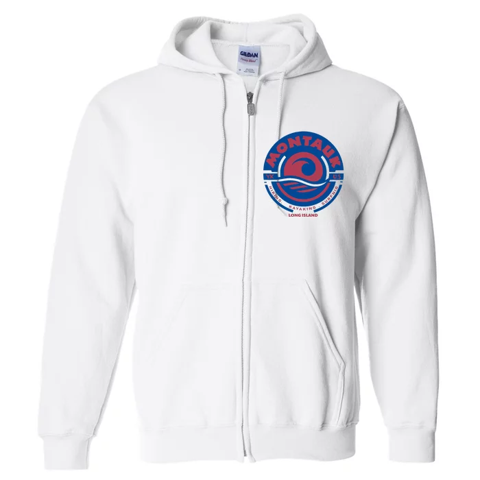 Montauk New York Full Zip Hoodie