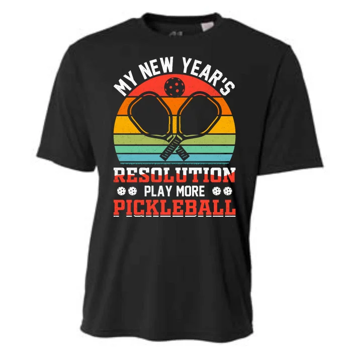 My New Year's Resolution Play More Pickleball Cooling Performance Crew T-Shirt