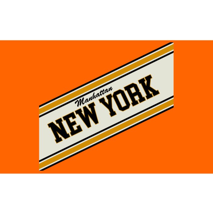 Manhattan New York Varsity Logo Bumper Sticker