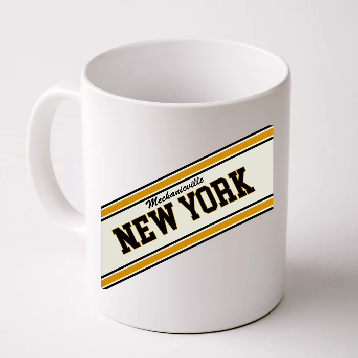 Mechanicville New York Varsity Logo Front & Back Coffee Mug