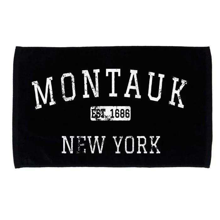 Montauk New York Ny Vintage Microfiber Hand Towel