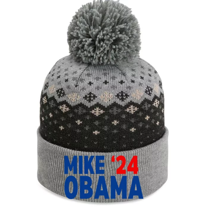 Mike Obama 2024 The Baniff Cuffed Pom Beanie