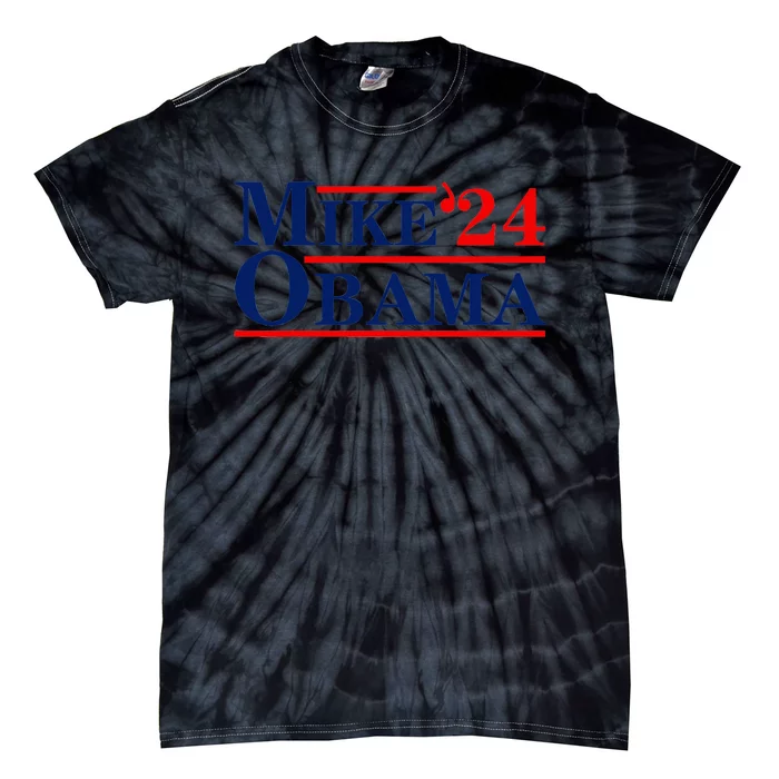 Mike Obama 2024 Bold Campaign Design Tie-Dye T-Shirt