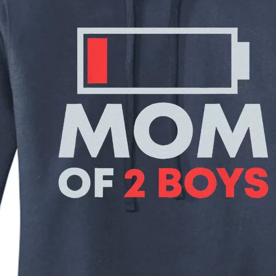 Mom Of 2 Gift From Son Mothers Day Birthday Women's Pullover Hoodie