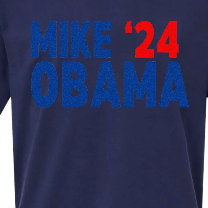 Mike Obama 2024 Sueded Cloud Jersey T-Shirt