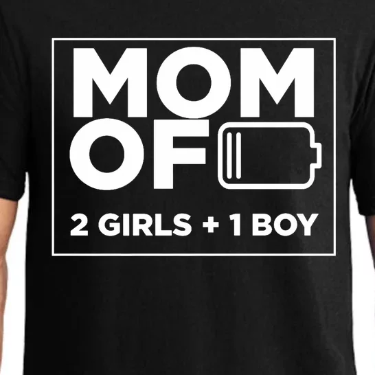 Mom of 2 Girl 1 Boy Mothers Day Gifts from Daughter Pajama Set