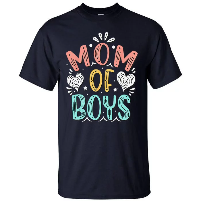 Mom Of 2 From Son Mothers Day Birthday Women Tall T-Shirt