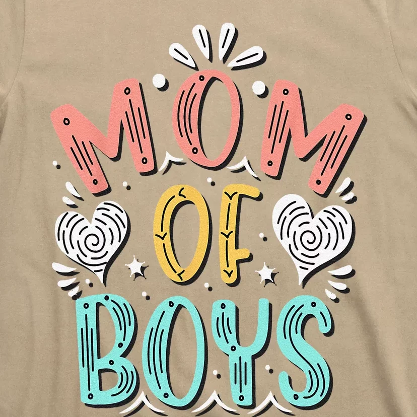 Mom Of 2 From Son Mothers Day Birthday Women T-Shirt