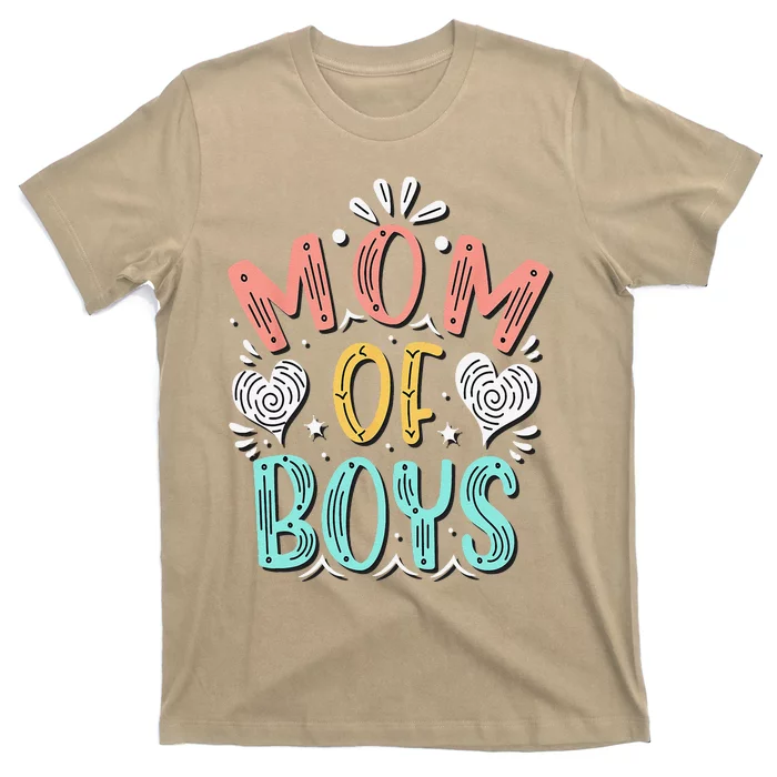 Mom Of 2 From Son Mothers Day Birthday Women T-Shirt