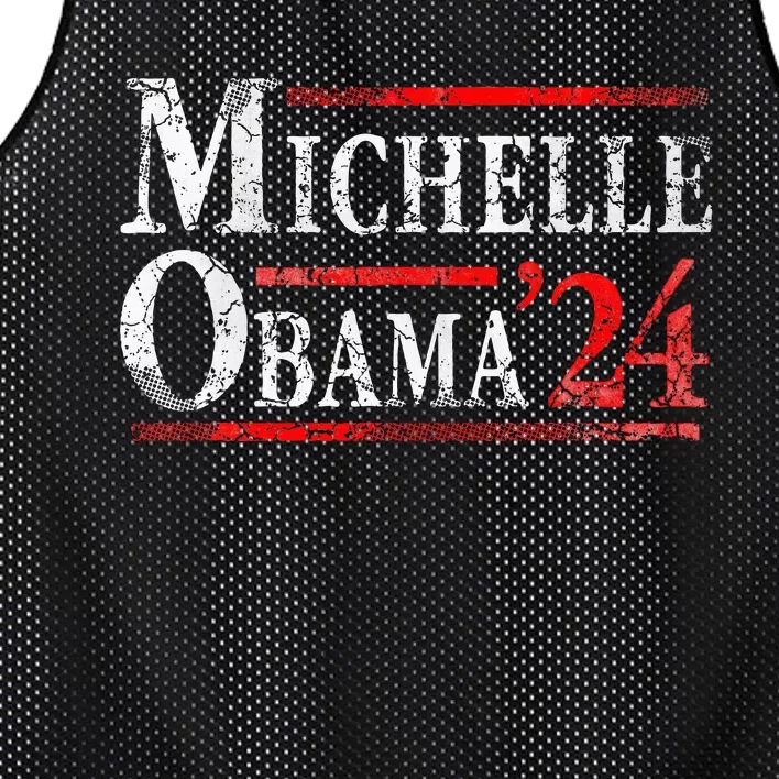 Michelle Obama 2024 President Election Mesh Reversible Basketball Jersey Tank