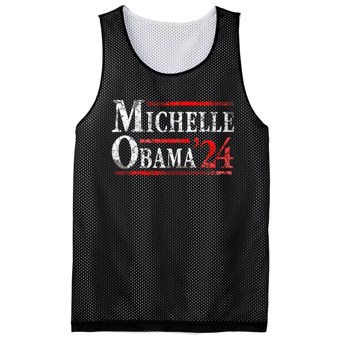 Michelle Obama 2024 President Election Mesh Reversible Basketball Jersey Tank