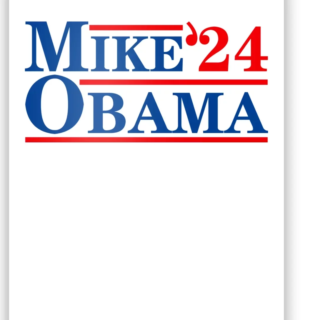 Mike Obama 2024 Poster