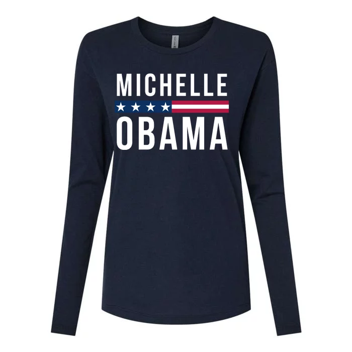 Michelle Obama 2024 President Men Women Obama 2024 Womens Cotton Relaxed Long Sleeve T-Shirt