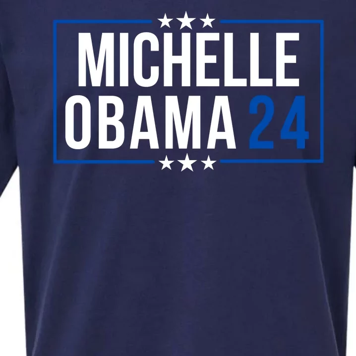 Michelle Obama 2024 Presidential Election Obama 2024 Sueded Cloud Jersey T-Shirt