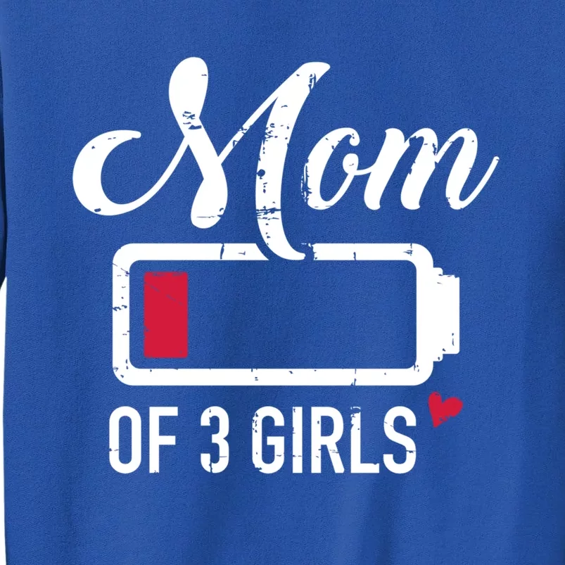 Mom Of 3 Low Battery Great Gift Sweatshirt