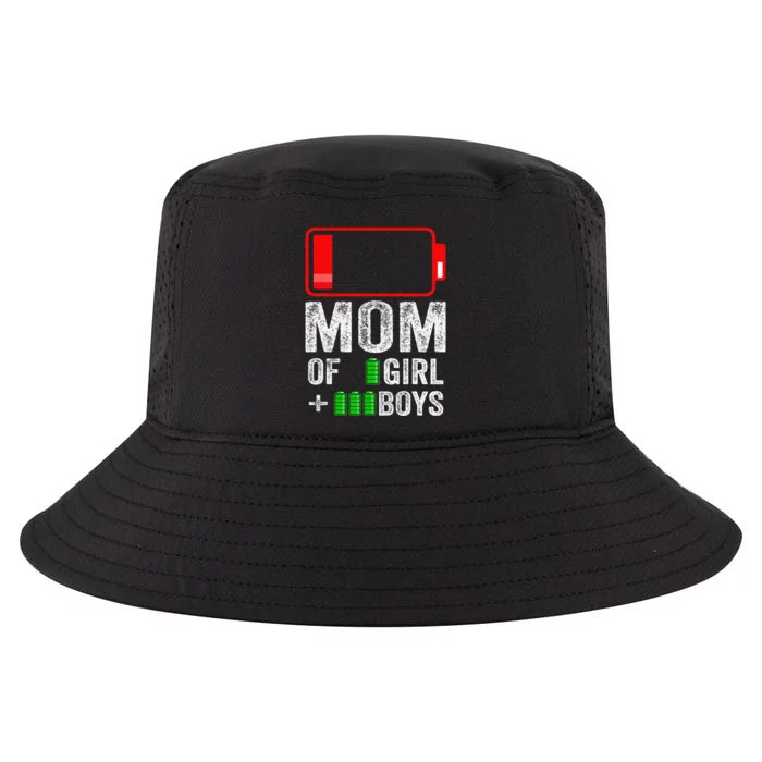 Mom of 3  1  Gift from kid Mothers Day Birthday Cool Comfort Performance Bucket Hat