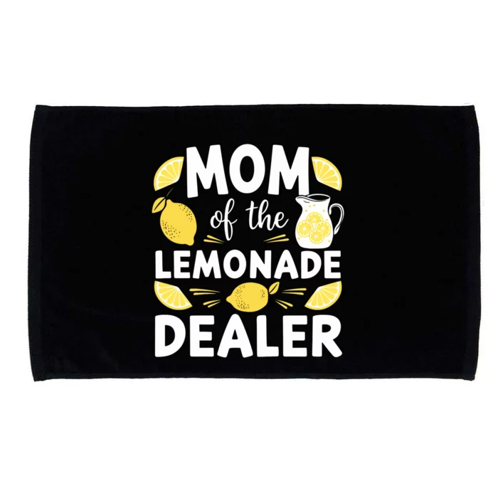 Mom Of A Lemonade Dealer Summer Drink Funny Lemonade Stand Lemonade Mom Microfiber Hand Towel