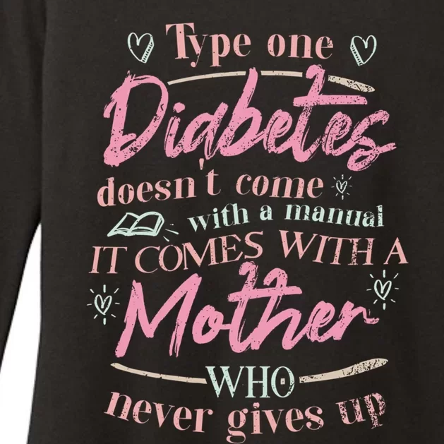 Mom Of A T1d Diabetes Cool Gift Womens CVC Long Sleeve Shirt