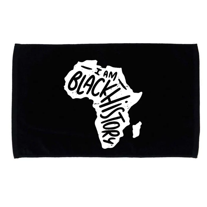 Map Of Africa Black History Cool Graphic Microfiber Hand Towel