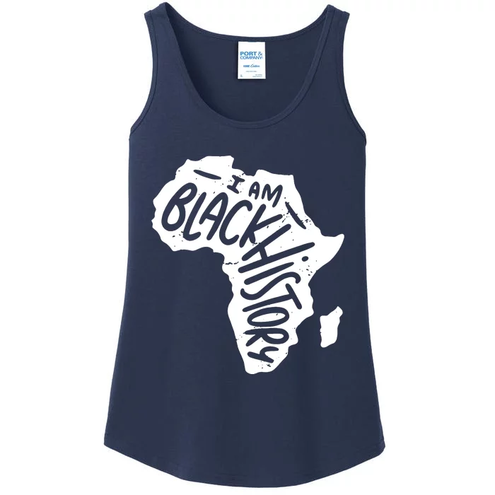 Map Of Africa Black History Cool Graphic Ladies Essential Tank