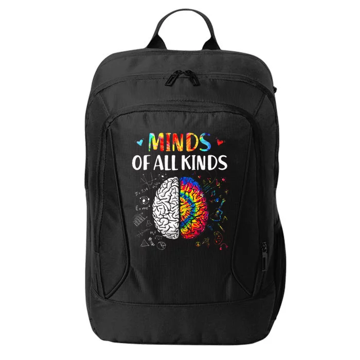 Minds Of All Kinds Neurodiversity Autism Awareness ADHD ASD City Backpack