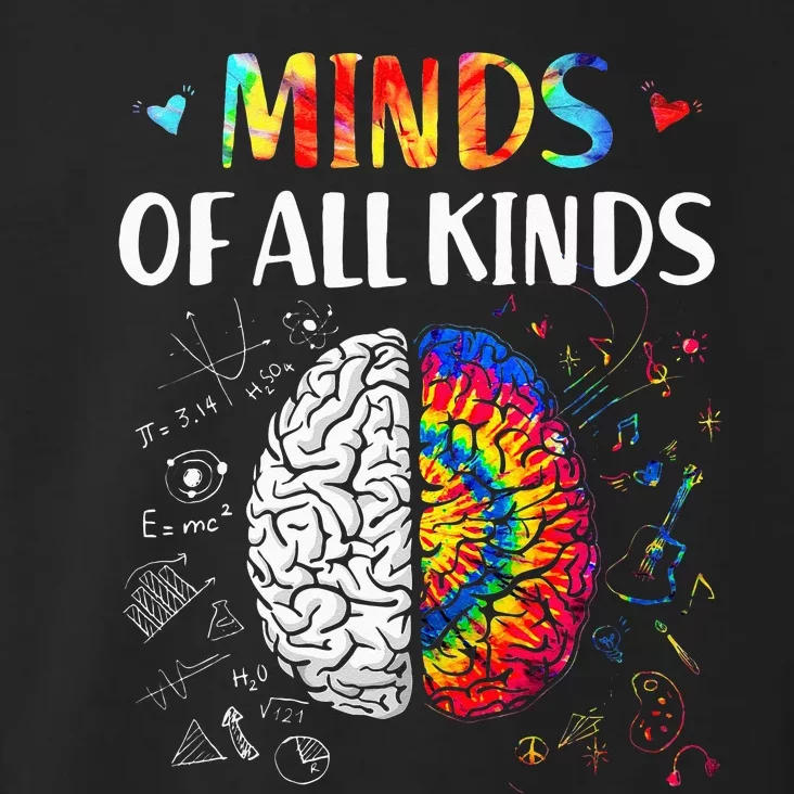 Minds Of All Kinds Neurodiversity Autism Awareness ADHD ASD Toddler Hoodie