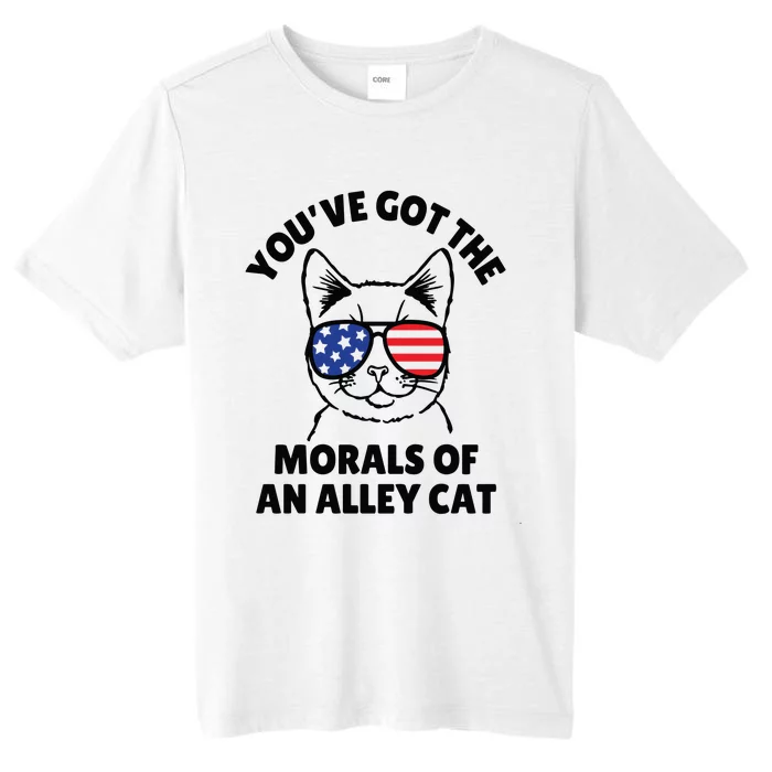 Morals Of An Alley Cat Funny Election Debate ChromaSoft Performance T-Shirt