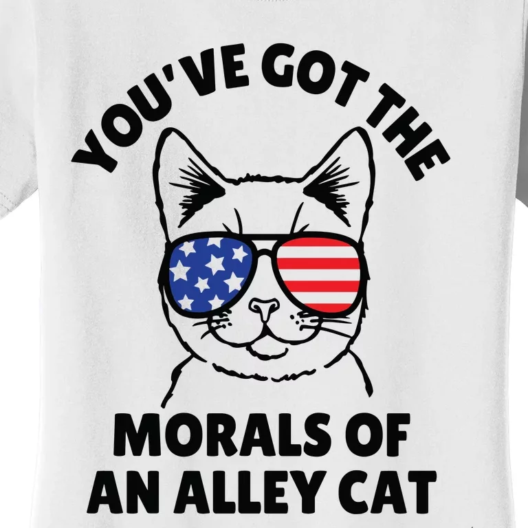 Morals Of An Alley Cat Funny Election Debate Women's T-Shirt