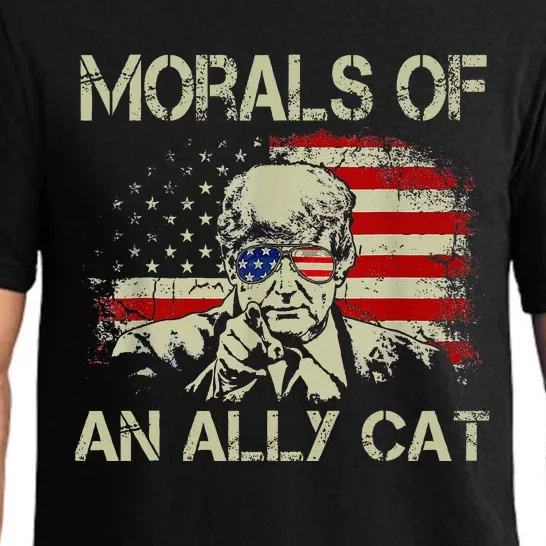 Morals Of An Ally Cat Trump Biden Debate Pajama Set