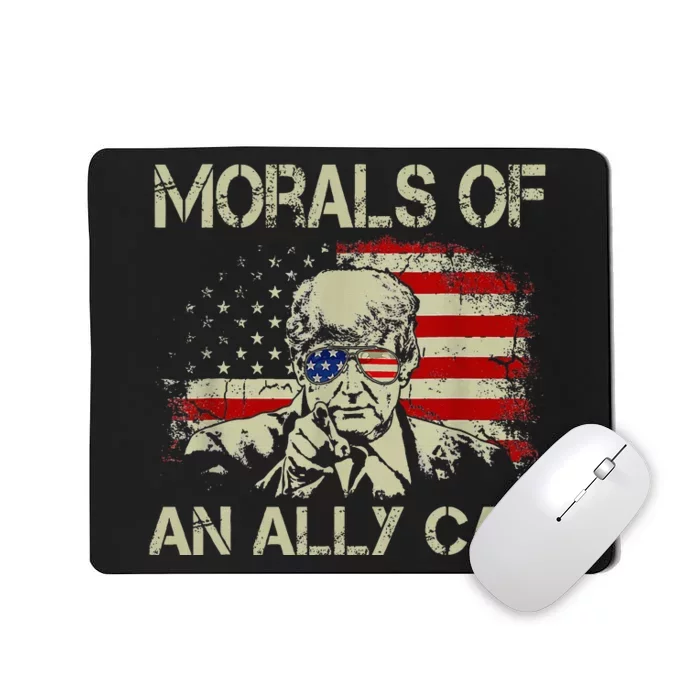 Morals Of An Ally Cat Trump Biden Debate Mousepad