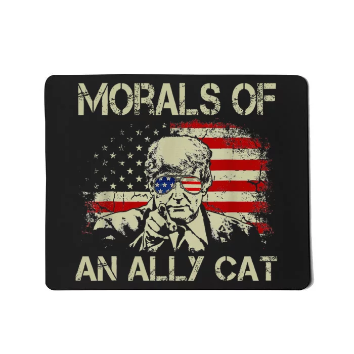 Morals Of An Ally Cat Trump Biden Debate Mousepad