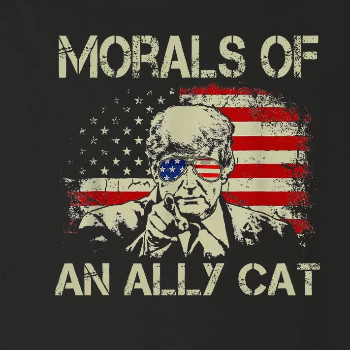 Morals Of An Ally Cat Trump Biden Debate Toddler Long Sleeve Shirt