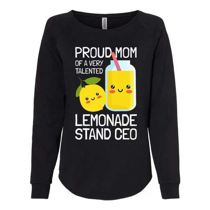 Mom Of A Lemonade Stand Lemonade Womens California Wash Sweatshirt