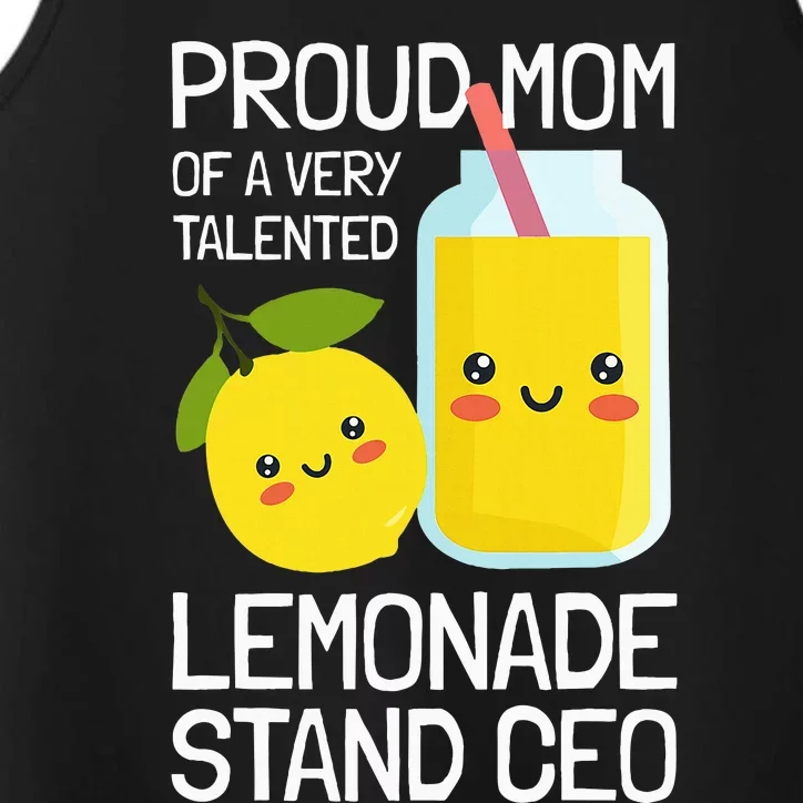 Mom Of A Lemonade Stand Lemonade Performance Tank