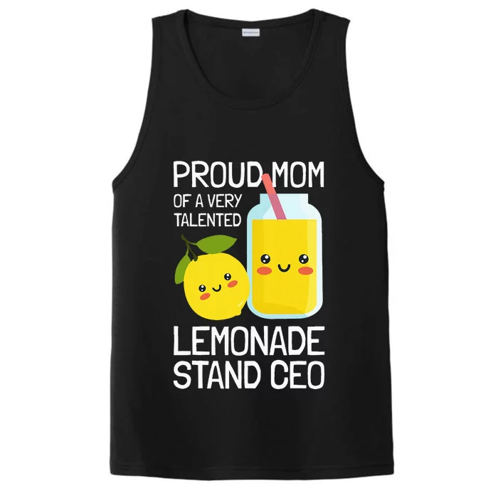 Mom Of A Lemonade Stand Lemonade Performance Tank