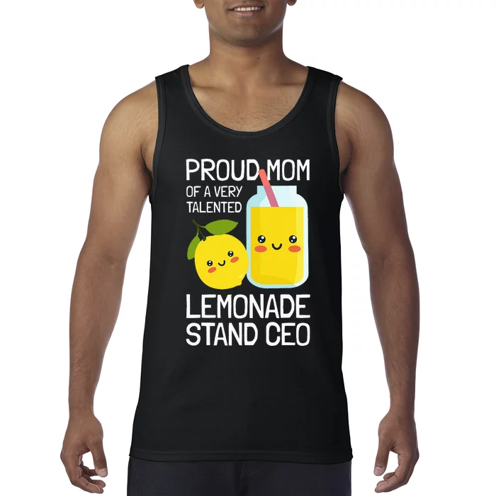 Mom Of A Lemonade Stand Lemonade Tank Top