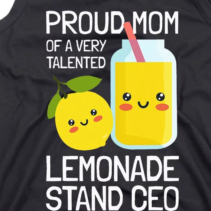 Mom Of A Lemonade Stand Lemonade Tank Top