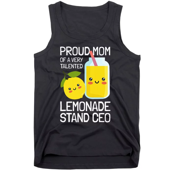 Mom Of A Lemonade Stand Lemonade Tank Top